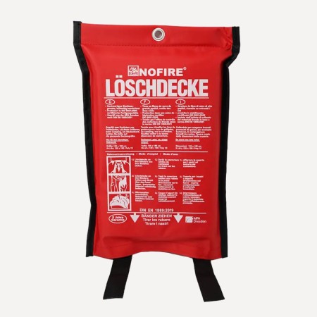 Löschdecke 120cm × 180cm im Beutel