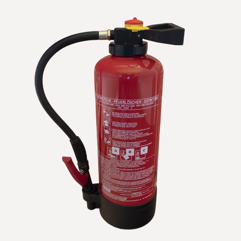 Feuerlöscher 6kg Pulver MBK13-060PA-P1LFR