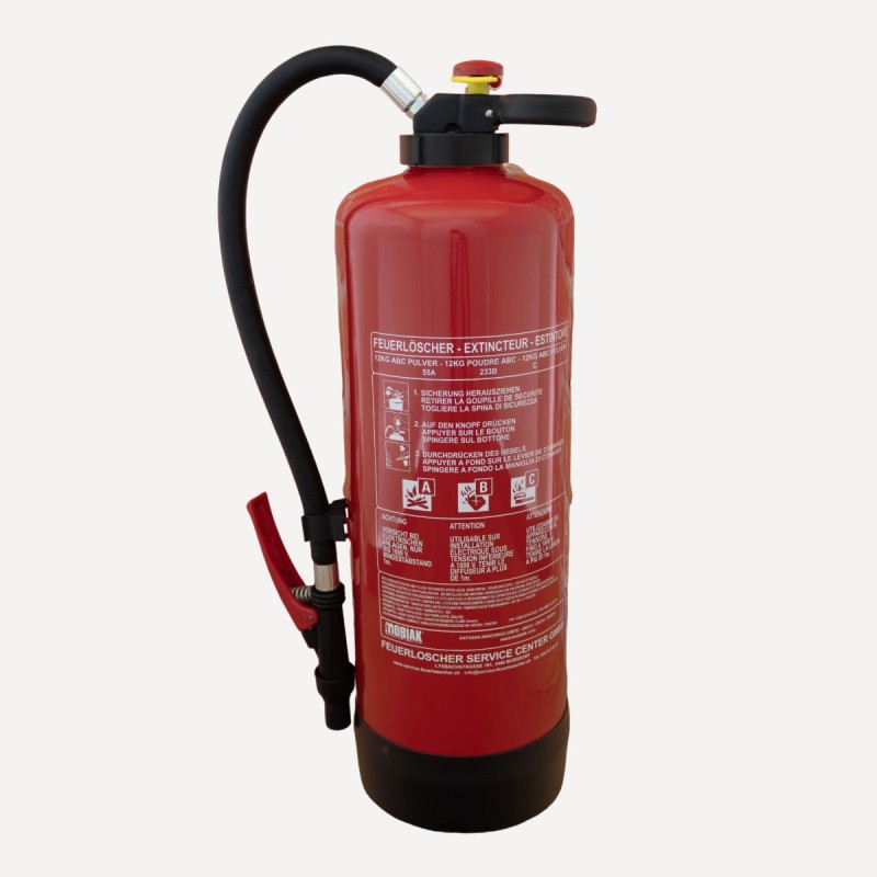 Feuerlöscher 12kg Pulver MBK18-120PA-P1L